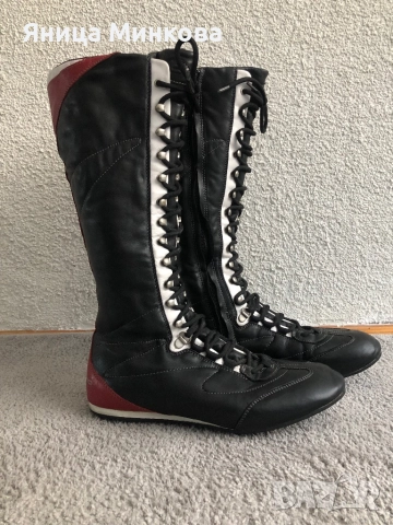 Дамски ботуши Fornarina, естествена кожа, снимка 3 - Дамски ботуши - 52219773