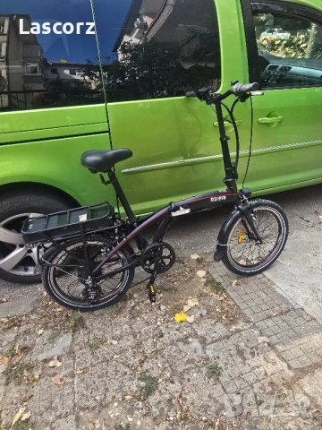 сгъваем електрически велосипед 20 цола, снимка 2 - Велосипеди - 51716535