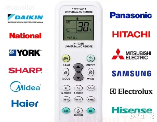 Универсално дистанционно управление за климатици Digital K-1028E, снимка 8 - Климатици - 53132062