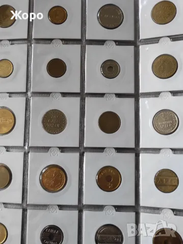 Албум с 240 броя жетони , снимка 5 - Нумизматика и бонистика - 49276737