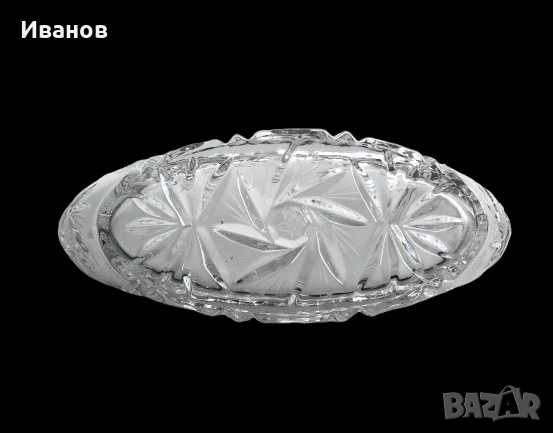 Елегантна Кристална кошничка + Кристална гондола с форма на лодка, снимка 8 - Антикварни и старинни предмети - 51479833