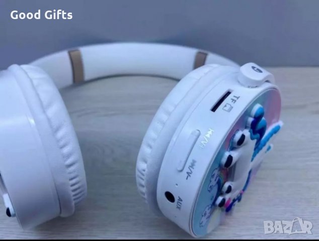 Детски Bluetooth слушалки с Еднорог , безжични слушалки за деца, снимка 8 - Слушалки, hands-free - 35678110