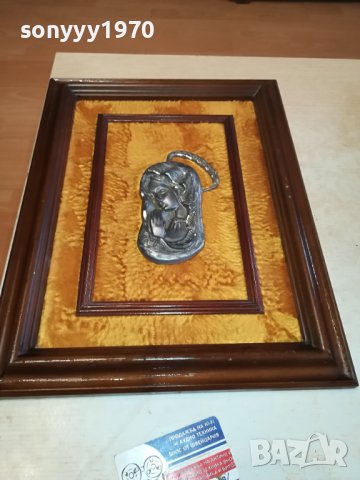 богородица-картина от германия 2002241551, снимка 7 - Антикварни и старинни предмети - 44387395