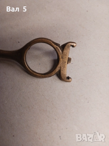 Стар бронзов екстрактор , гилзоуловител , шомпол за пушка, снимка 4 - Антикварни и старинни предмети - 52307838