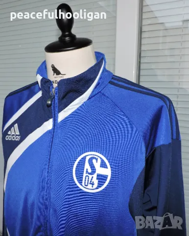 FC Schalke 04 Сезон 2010-2011 Оригинално футболно горнище размер Л-XL (42-44UK по етикет), снимка 3 - Спортни дрехи, екипи - 49740204