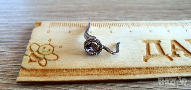 Сребърна обеца , снимка 9 - Обеци - 42000162