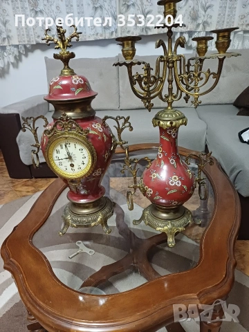 Френски каминен часовник