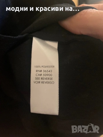 Елегантна черна риза Calvin Klein, размер XS/S, снимка 11 - Ризи - 53135287