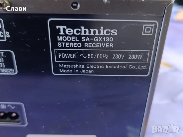 Receiver Technics SA-GX 130 , снимка 3 - Ресийвъри, усилватели, смесителни пултове - 56376754