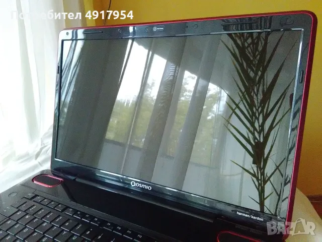 Лаптоп Toshiba Qosmio X505-Q887 18.4" | i7 | 8GB RAM | 256GB SSD | Като Нов! Ретро Екзотика