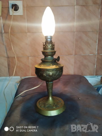 стара настолна лампа, снимка 4 - Настолни лампи - 36158480