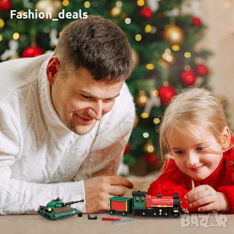 Нов комплект строителна играчка Влак Танк Самолет за деца 3 в 1 Подарък, снимка 7 - Образователни игри - 39345495