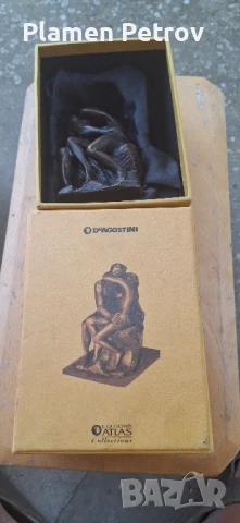 бронзова склуптора на Роден и сак Енцо Нори , снимка 7 - Антикварни и старинни предмети - 51298668