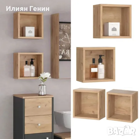 Рафт за баня  2 отделения, снимка 2 - Шкафове - 48216897