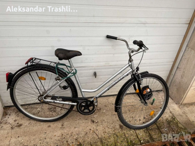 Градски велосипед CALVIN – 28 цола, с багажник + резервни части