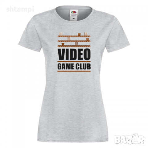Дамска тениска Video Game Club, снимка 4 - Тениски - 36192953