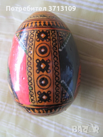 Рисувана Икона, дървено яйце , дева Мария, Исус, снимка 4 - Антикварни и старинни предмети - 51682664