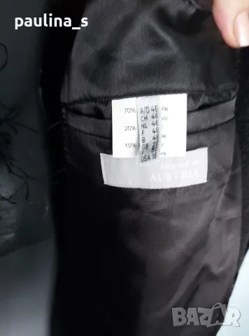 Два броя палто / "Erich Fend", "Bogner" Pure wool and cashmere / Дамско палто от вълна и кашмир , снимка 11 - Палта, манта - 49165864