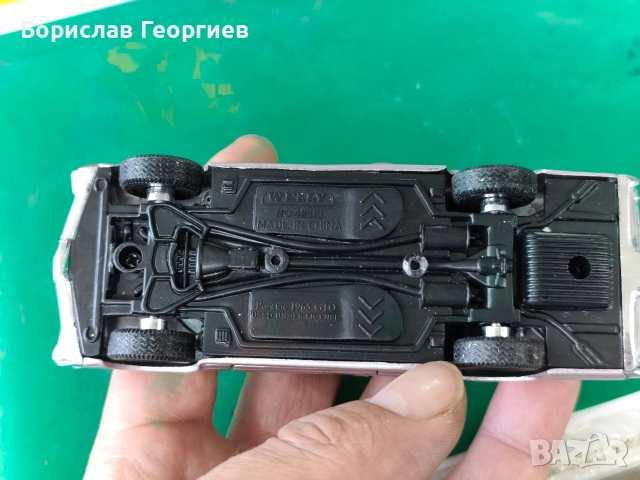 Количка welly pontiac 1965 gto, снимка 5 - Колекции - 52614471