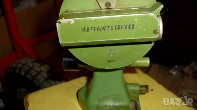 Оптически уред/ оптика / - ТЕОДОЛИТ за измерване - германски, снимка 5 - Антикварни и старинни предмети - 39704246