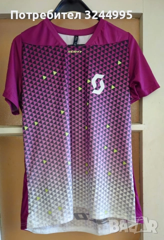 Колоездачна фланелка с марка Scott.