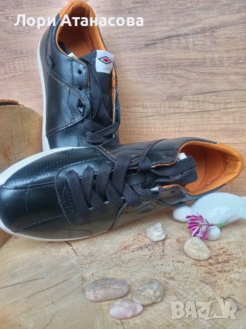  Umbro Milton е стилен модел ниски обувки, в спортно-елегантен стил от висококачествена кожа, снимка 9 - Маратонки - 41814968