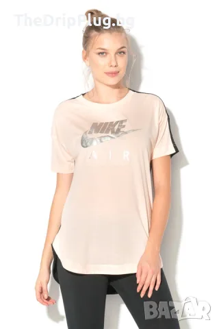 Nike Air дамска тениска размер S(M) бежова , снимка 2 - Тениски - 55780923