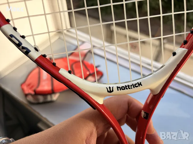 Детска тенис ракета Wilson Hattrick T-101 — 21”, снимка 4 - Тенис - 56023084