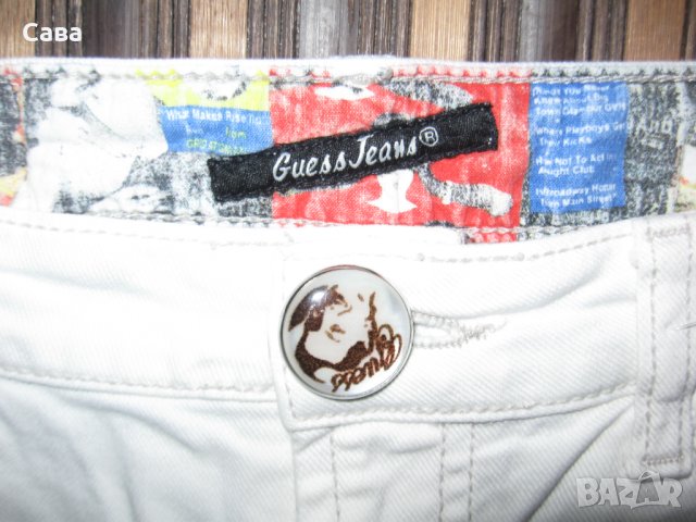 Къси дънки GUESS  дамски,Л, снимка 4 - Къси панталони и бермуди - 41925938