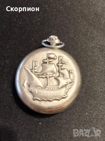 Джобен часовник - Молния - СССР - КОРАБ - Промоция, снимка 13 - Джобни - 49241222