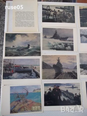 Картички "ХУДОЖНИКИ - МАРИНИСТЫ" комплект, снимка 4 - Колекции - 48174859