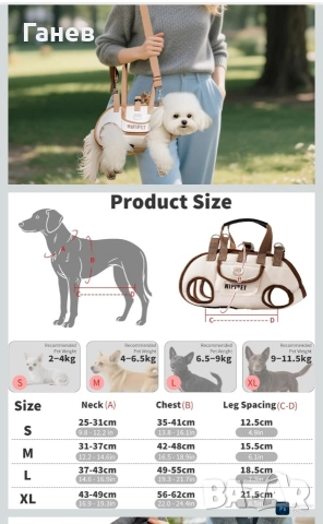 Раница чанта за кучета и котки, снимка 5 - За кучета - 52626061