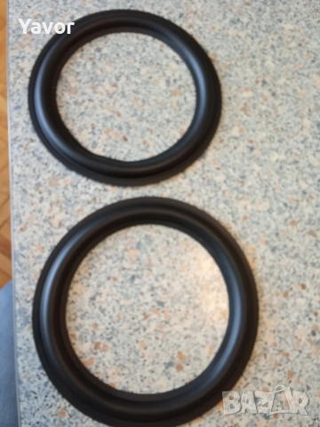 Нови гумени гънки за 8 инча говорители, цената е за 2 броя , снимка 3 - Тонколони - 52581314