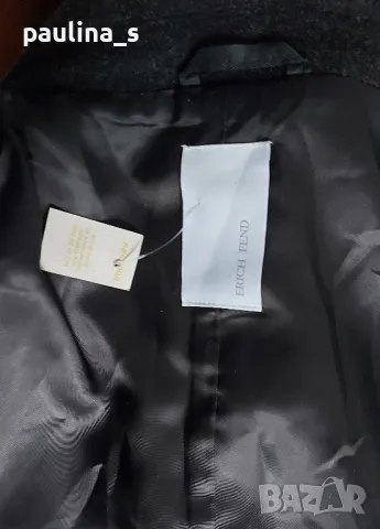 Два броя палто / "Erich Fend", "Bogner" Pure wool and cashmere / Дамско палто от вълна и кашмир , снимка 10 - Палта, манта - 49165864