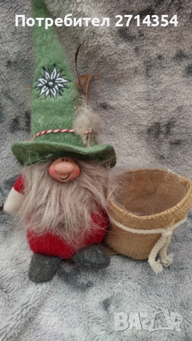 Коледно гномче , снимка 3 - Коледни подаръци - 52342384