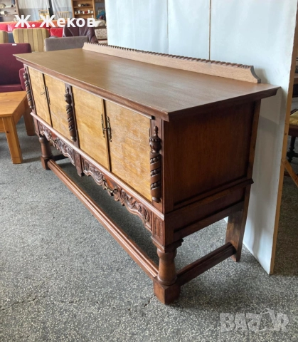 Масивен контрабюфет, снимка 4 - Скринове - 51816382