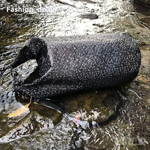 Нова Водоустойчива лека чанта  15 - 20л. Къмпинг Рафтинг Риболов, снимка 5 - Чанти - 41896312