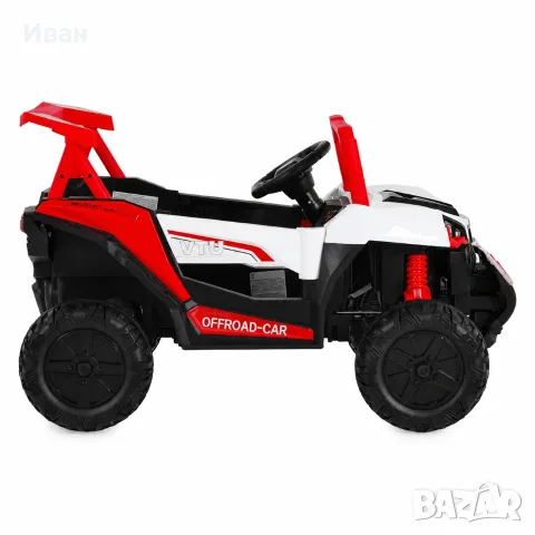 ТОП ЦЕНА!НОВО!Акумулаторен джип/UTV Gobi Go RED с 12 V батерия,USB,функция люлеене,дистанцинно, снимка 3 - Детски велосипеди, триколки и коли - 55882066