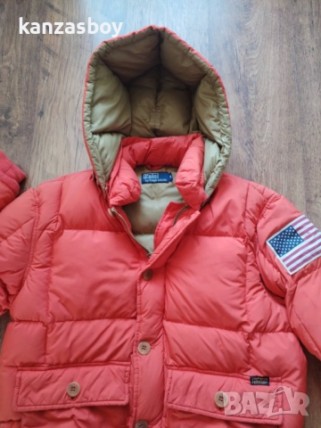 Polo Ralph Lauren Jacket Puffer USA Flag Down Expedition - ДЕБЕЛО пухено яке М, снимка 3 - Якета - 52433002
