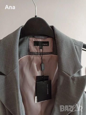 Сиво сако Next без ръкав, снимка 5 - Сака - 52959306