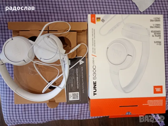 слушалки jbl tune 530c usb-c, снимка 2 - Слушалки и портативни колонки - 55815640