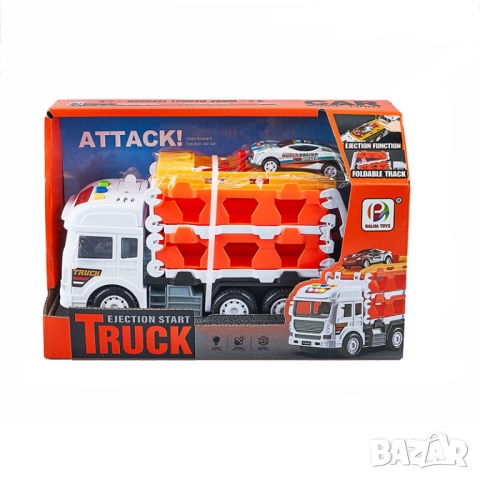 Автовоз с катапулт, писта и кола