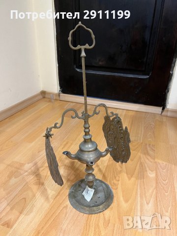Стара маслена лампа, снимка 5 - Антикварни и старинни предмети - 41242834