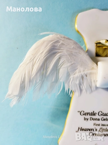 Порцеланов Ангел  от колекцията "Heaven's Little Angels Ornaments", снимка 6 - Други ценни предмети - 52668250
