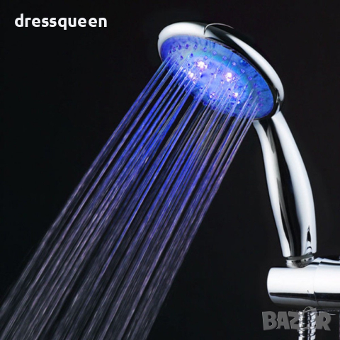 808 Светеща слушалка за душ, снимка 3 - Други стоки за дома - 44571512