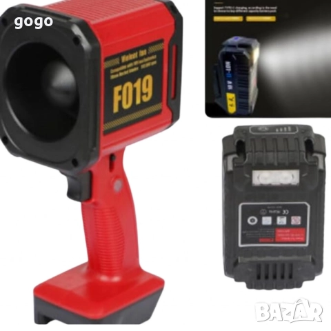 iolent Fan F019 – Мощен безжичен вентилатор, снимка 4 - Вентилатори - 51690100