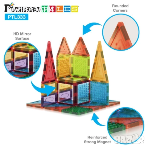 Picasso STEAM Магнитен конструктор 3D 333 части PTL333, снимка 8 - Конструктори - 52128832