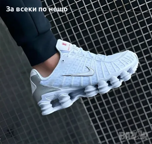 Nike shox tl white Мъжки Маратонки👟Мъжки Спортни Обувки Код VAL-60, снимка 2 - Маратонки - 56132529