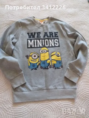 Суичър лот 2 бр. Minions Terranova 152/158, снимка 3 - Детски анцузи и суичери - 47404269