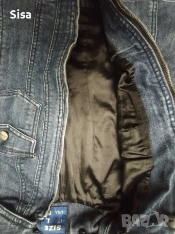 Дамско дънково яке, снимка 2 - Якета - 52291270